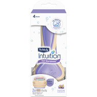 3 PACK OF Schick Razor Intuition Pure Nourish Kit