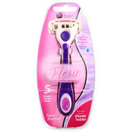 3 PACK OF WW Select Razor Womens Fleur Razor Plus 2 Cart