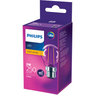 3 PACK OF Philips Led 250lm Fancy Round Bc Ww Clear