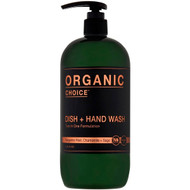 3 PACK OF Organic Choice Dish & Handwash Tangerine Peel Chamomile & Sage 1l