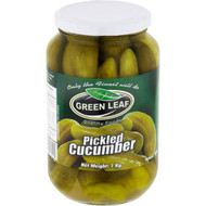 3 PACK OF Green Leaf Pickled Cucumber 1kg