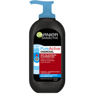 3 PACK OF Garnier Pure Active Anti Acne Charcoal Cleansing Gel 200ml