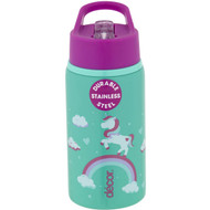3 PACK OF Decor Junior Sip Stainless Steel Straw Bottle Assorted