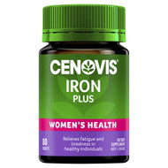 3 PACK OF Cenovis Iron Plus Tablets 80 pack