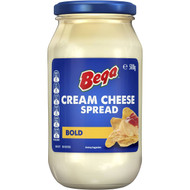 3 PACK OF Bega Cream Cheese Spread Bold 500g