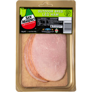 3 PACK OF San Marino Outdoor Bred Leg Ham 100g