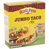 3 PACK OF Old El Paso Jumbo Taco Kit 345g