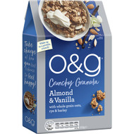3 PACK OF Uncle Tobys O&g Granola Vanilla & Almond 450g