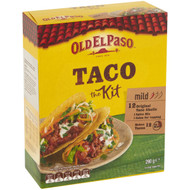 3 PACK OF Old El Paso Mexican Sweet Paprika Taco Kit 290g