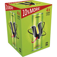 3 PACK OF V Energy Drink 275ml x4 pack