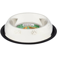 3 PACK OF Frankie & Friends Non Skid Small Embossed Dog Bowl