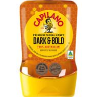 3 PACK OF Capilano Dark & Bold Honey Upside Down 340g