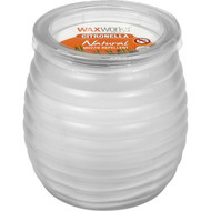 3 PACK OF Waxworks Citronella Candle Glass Patio Jar 10cm