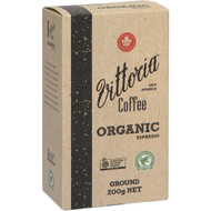 3 PACK OF Vittoria Ground Coffee Rainforest Organic 200g
