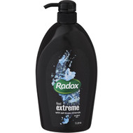 3 PACK OF Radox Body Wash Feel Extreme 1l