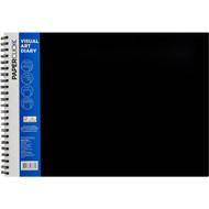 3 PACK OF Paperclick A3 Visual Art Diary 120 Pages