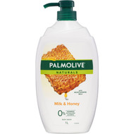 3 PACK OF Palmolive Naturals Body Wash Milk & Honey Shower Gel 1l