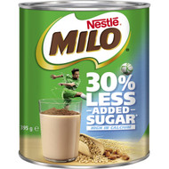 3 PACK OF Nestle Milo 30% Less Added Sugar 395g