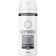 3 PACK OF Lynx Black Antiperspirant Deodorant 165ml