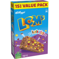 3 PACK OF Kellogg's Lcms Kaleidos Snack Bars 15 pack
