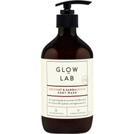 3 PACK OF Glow Lab Coconut & Sandalwood Body Wash 400ml