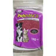3 PACK OF Fresh Pet Food Co Pets Mince 1kg