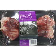 3 PACK OF Fresh Pet Food Co Kangaroo Meaty Bones 550g