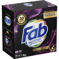 3 PACK OF Fab Laundry Powder Sublime Velvet 1.8kg