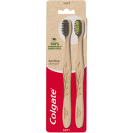 3 PACK OF Colgate Bamboo Toothbrush 2 pack