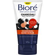 3 PACK OF Biore Charcoal Acne Scrub 127g