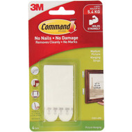 3 PACK OF 3m Command Picture Hanging Strips Medium White 4 pairs