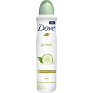 3 PACK OF Dove Women Antiperspirant Go Fresh Cucumber & Green Tea 250ml