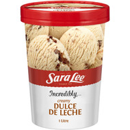 3 PACK OF Sara Lee Dulce De Leche Ice Cream Tub 1l