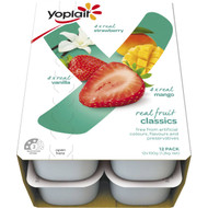 3 PACK OF Yoplait Classics Yoghurt 12x100g