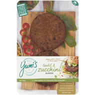 3 PACK OF Yumi's Lentil & Zucchini Burger  250g