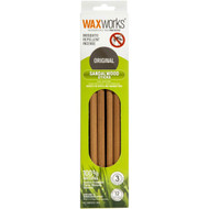 3 PACK OF Waxworks Mozzie Sticks Sandalwood & Citronella 12 pack