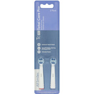3 PACK OF All Smiles Total Care Pro Electric Toothbrush Replacement Heads 2 pack