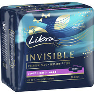 3 PACK OF Libra Invisible Pads Goodnight 16 pack