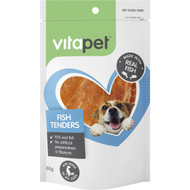 3 PACK OF Vitapet Jerhigh Treat Fish Tenders 80g