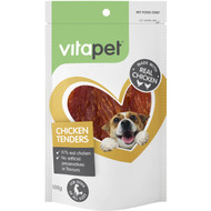 3 PACK OF Vitapet Jerhigh Chicken Tenders For Dogs 100g