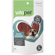 3 PACK OF Vitapet Duck Tenders 100g