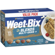 3 PACK OF Sanitarium Weet-bix Blends Multi-grain+ Breakfast Cereal 860g