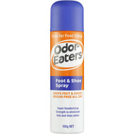3 PACK OF Odor Eaters Shoe Care Foot & Shoe Spray 100g