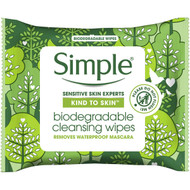 3 PACK OF Simple Biodegradable Face Wipes 25 pack
