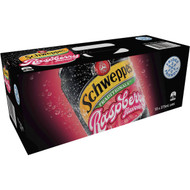 3 PACK OF Schweppes Raspberry Cans 10 x375ml
