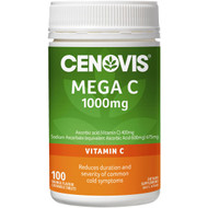 3 PACK OF Cenovis Mega C 1000mg Chewable Tablets Orange Flavour 100 pack