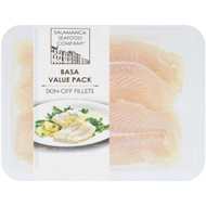 3 PACK OF Salamanca Seafood Company Basa Skin Off Fillet Value Pack 400g