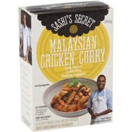 3 PACK OF Sashi's Secret Malaysian Chicken Curry Kit 350g