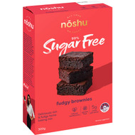 3 PACK OF Noshu Sugar Free Gluten Free Brownie Mix 300g
