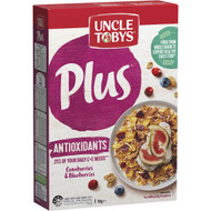 3 PACK OF Uncle Tobys Cereal Plus Antioxidant 765g